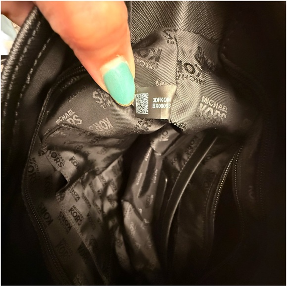 Michael Kors Brown Tote with Gold Accents - Picture 9 of 11